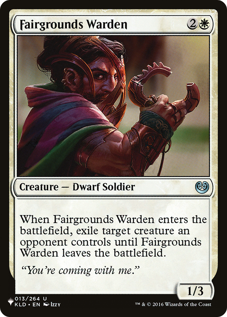 Fairgrounds Warden [The List Reprints] | Chromatic Games