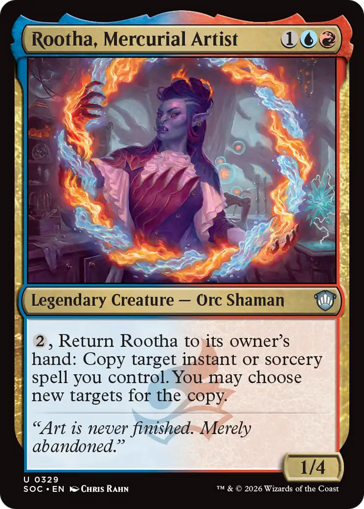 Rootha, Mercurial Artist [Secrets of Strixhaven Commander] | Chromatic Games