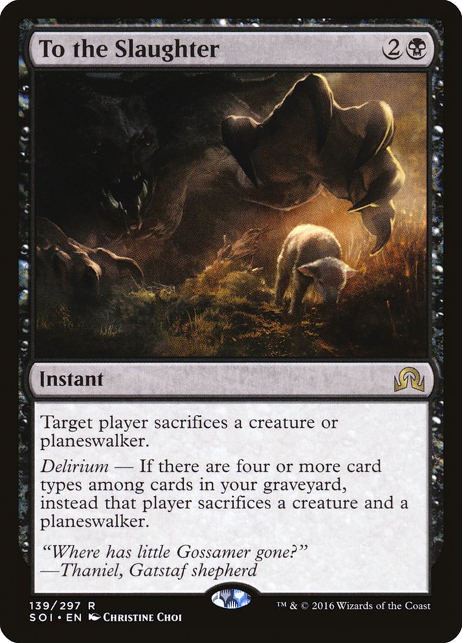 To the Slaughter 139/297 (Shadows over Innistrad)  | Chromatic Games