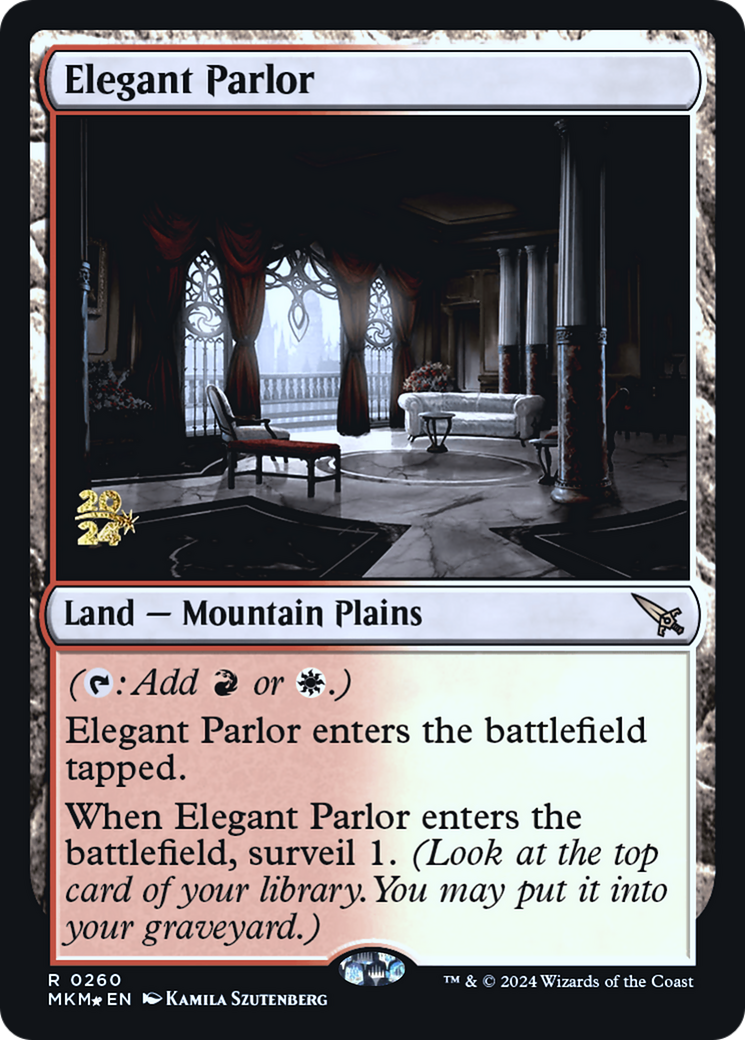 Elegant Parlor [Murders at Karlov Manor Prerelease Promos] | Chromatic Games