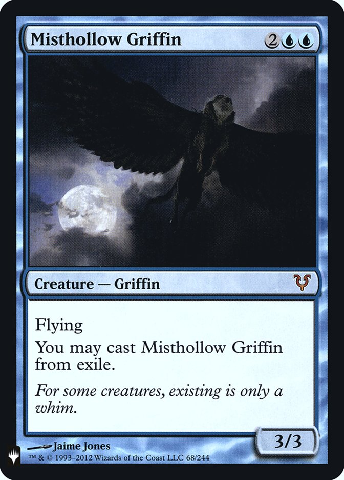 Misthollow Griffin [Mystery Booster] | Chromatic Games