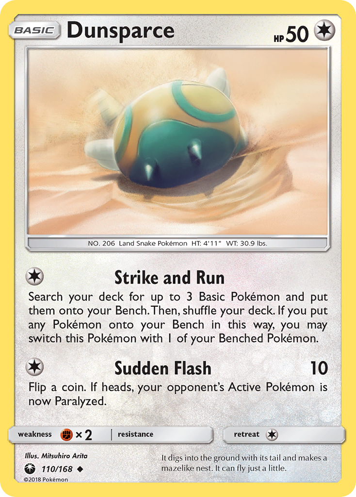 Dunsparce (110/168) [Sun & Moon: Celestial Storm] | Chromatic Games