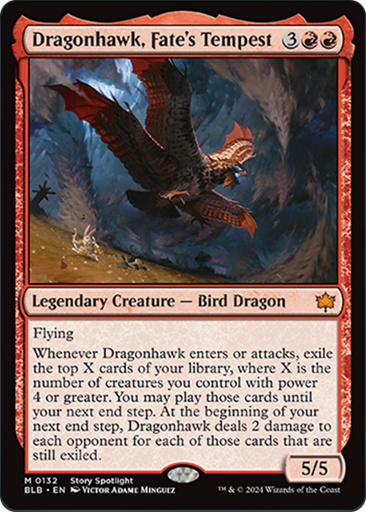 Dragonhawk, Fate's Tempest [Bloomburrow] | Chromatic Games