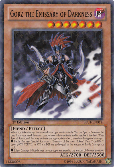 Gorz the Emissary of Darkness [BP01-EN014] Starfoil Rare | Chromatic Games