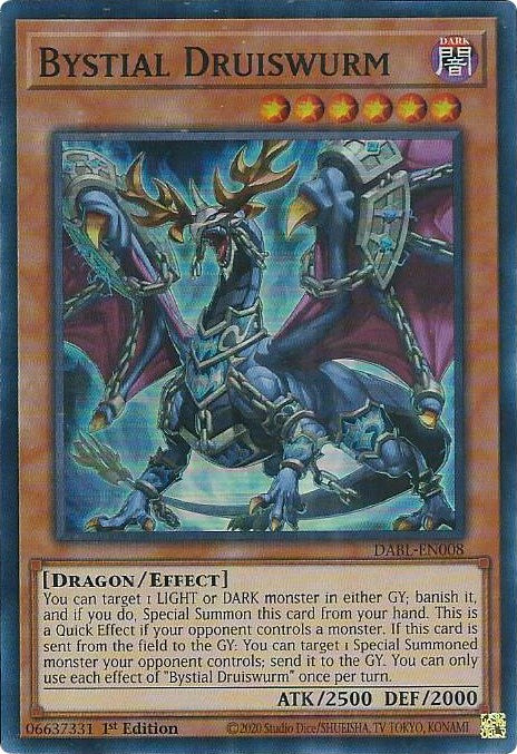 Bystial Druiswurm [DABL-EN008] Super Rare | Chromatic Games