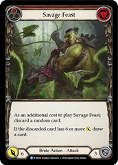 Savage Feast (Red) [U-WTR014] (Welcome to Rathe Unlimited)  Unlimited Rainbow Foil | Chromatic Games