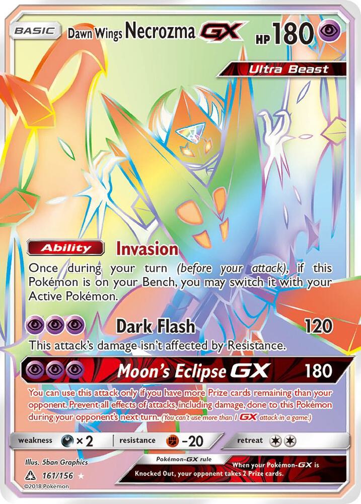 Dawn Wings Necrozma GX 161/156 (SM - Ultra Prism)  - Holofoil | Chromatic Games