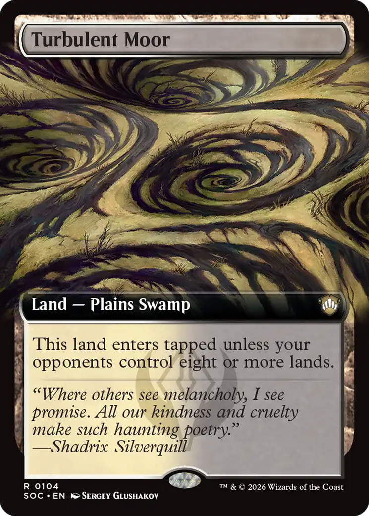 Turbulent Moor (Extended Art) [Secrets of Strixhaven Commander] | Chromatic Games