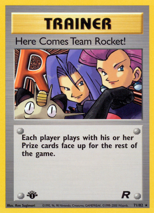 Here Comes Team Rocket! (71/82) [Team Rocket 1st Edition] | Chromatic Games