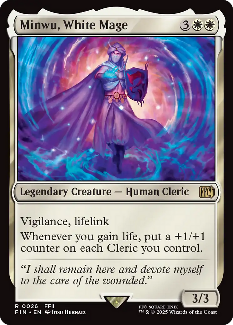 Minwu, White Mage [FINAL FANTASY] | Chromatic Games