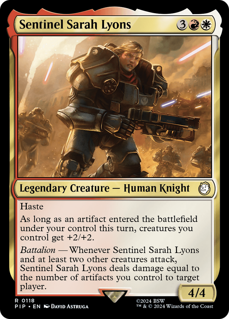 Sentinel Sarah Lyons [Fallout] | Chromatic Games