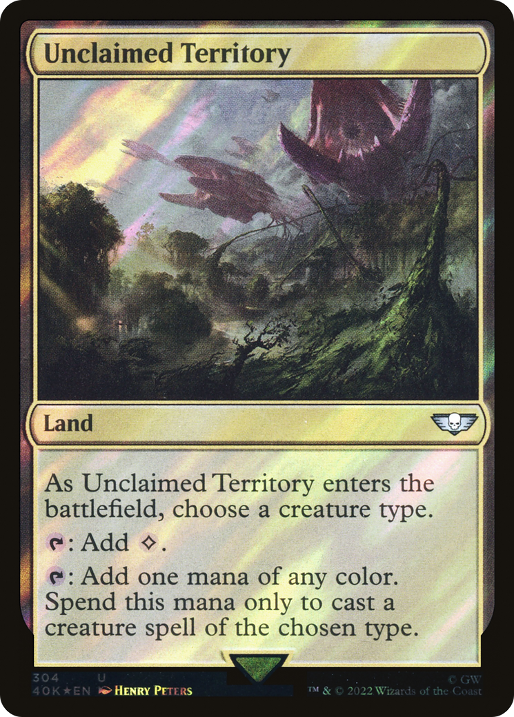 Unclaimed Territory (Surge Foil) [Marvel Super Heroes Commander] | Chromatic Games