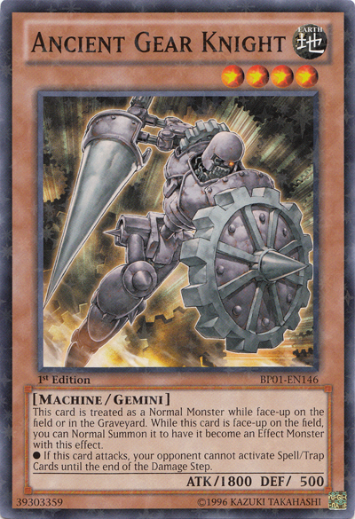 Ancient Gear Knight [BP01-EN146] Starfoil Rare | Chromatic Games