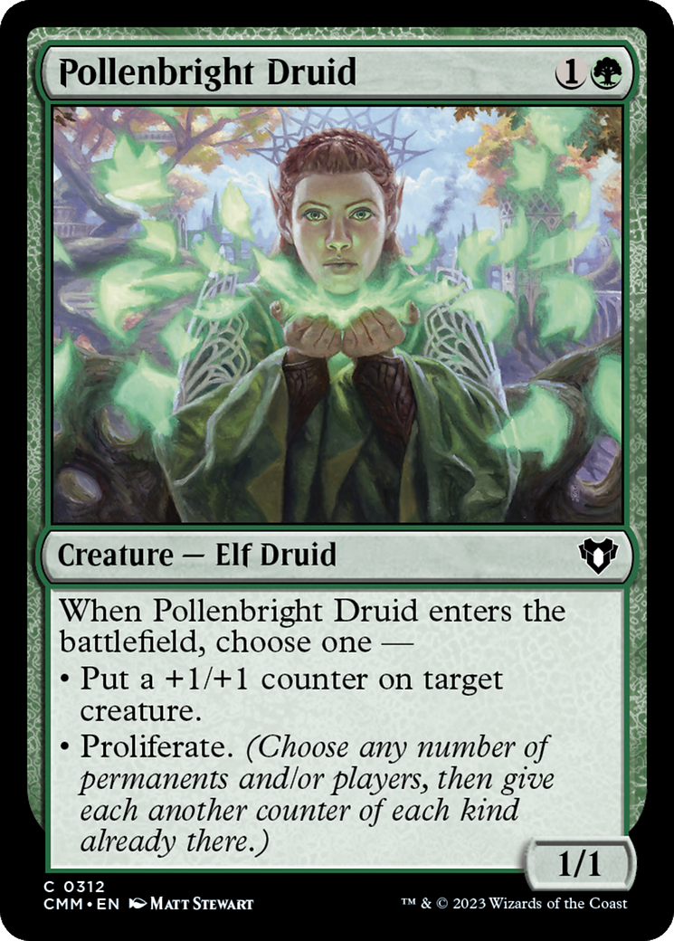 Pollenbright Druid [Commander Masters] | Chromatic Games