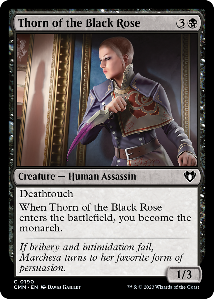 Thorn of the Black Rose [Commander Masters] | Chromatic Games