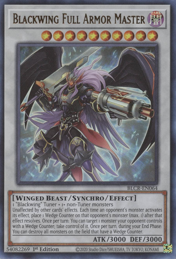 Blackwing Full Armor Master [BLCR-EN064] Ultra Rare | Chromatic Games