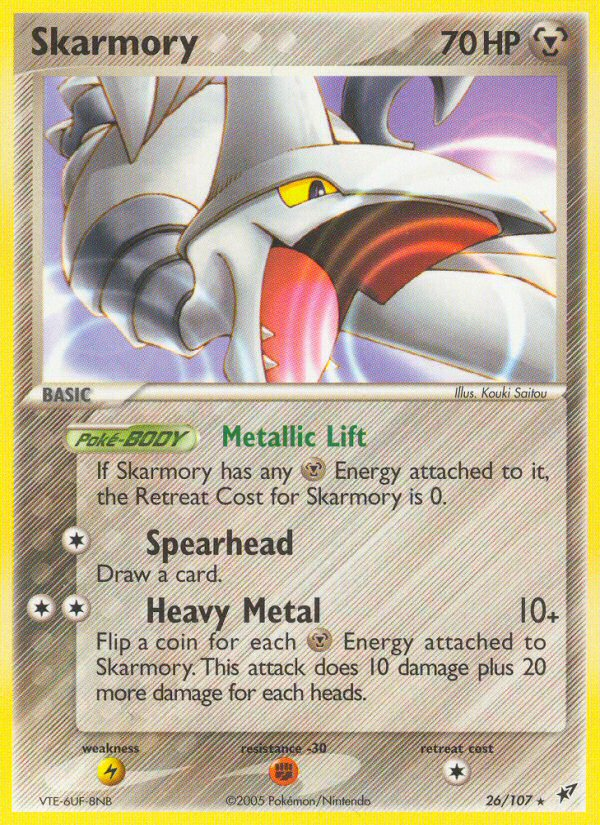 Skarmory (26/107) [EX: Deoxys] | Chromatic Games