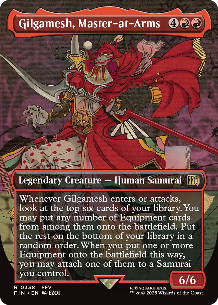 Gilgamesh, Master-at-Arms (Borderless) [FINAL FANTASY] | Chromatic Games