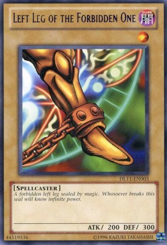 Left Leg of the Forbidden One (Purple) [DL11-EN003] Rare | Chromatic Games