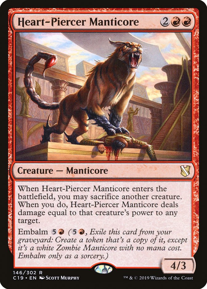 Heart-Piercer Manticore 146/302 (Commander 2019)  | Chromatic Games
