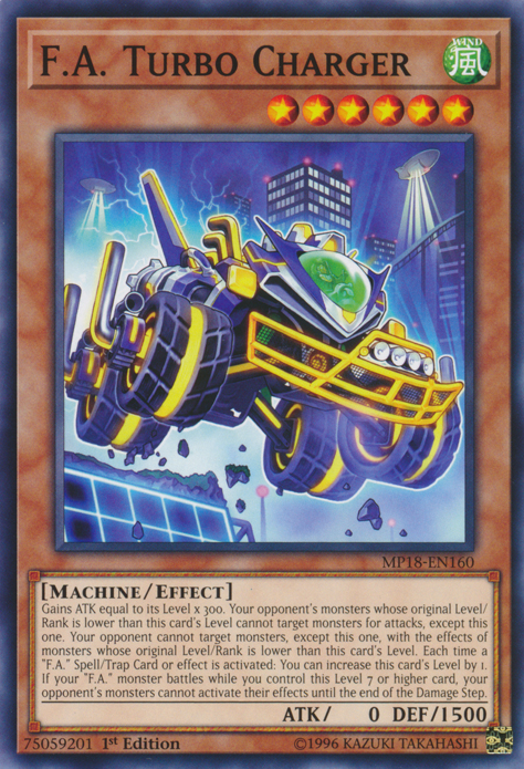 F.A. Turbo Charger [MP18-EN160] Common | Chromatic Games