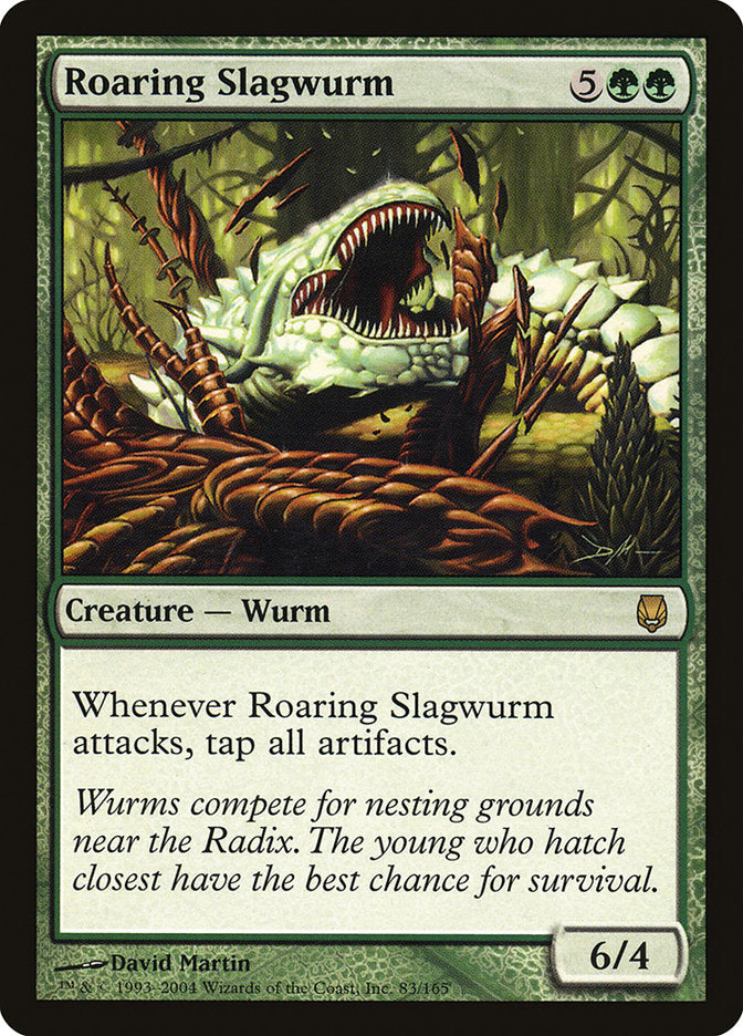 Roaring Slagwurm 83/165 (Darksteel)  | Chromatic Games