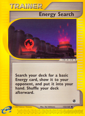 Energy Search (153/165) [Expedition: Base Set] | Chromatic Games