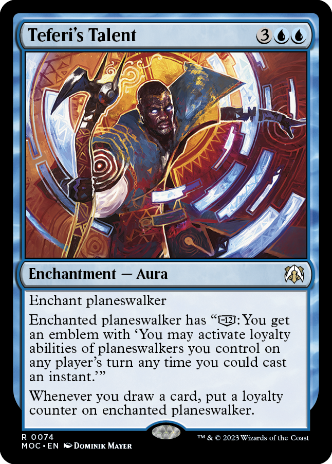 Teferi's Talent [March of the Machine Commander] | Chromatic Games