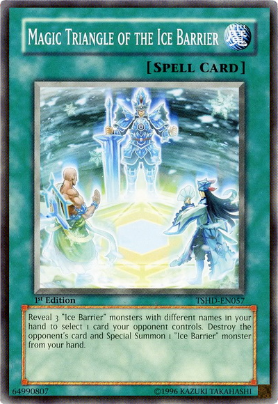 Magic Triangle of the Ice Barrier [TSHD-EN057] Common | Chromatic Games