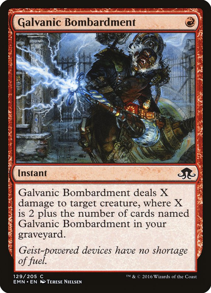 Galvanic Bombardment 129/205 (Eldritch Moon)  | Chromatic Games