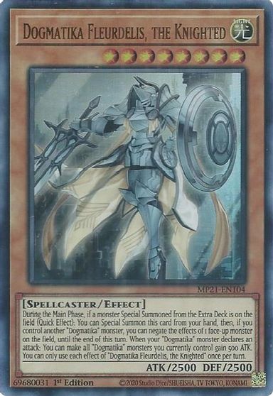 Dogmatika Fleurdelis, the Knighted [MP21-EN104] Ultra Rare | Chromatic Games