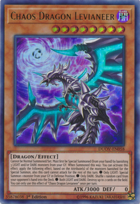 Chaos Dragon Levianeer [DUOV-EN058] Ultra Rare | Chromatic Games