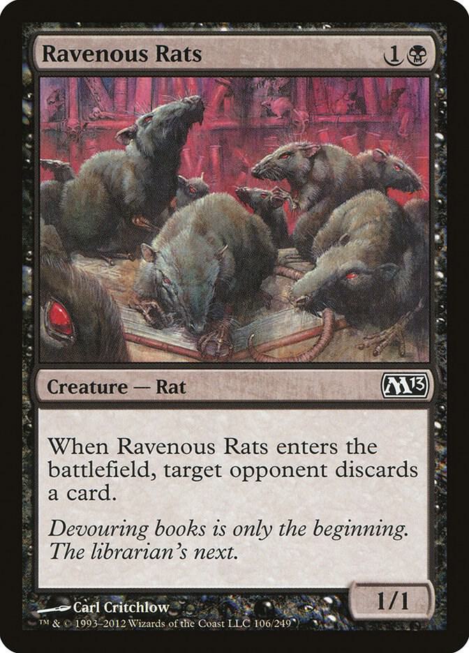 Ravenous Rats 106/249 (Magic 2013 (M13))  | Chromatic Games