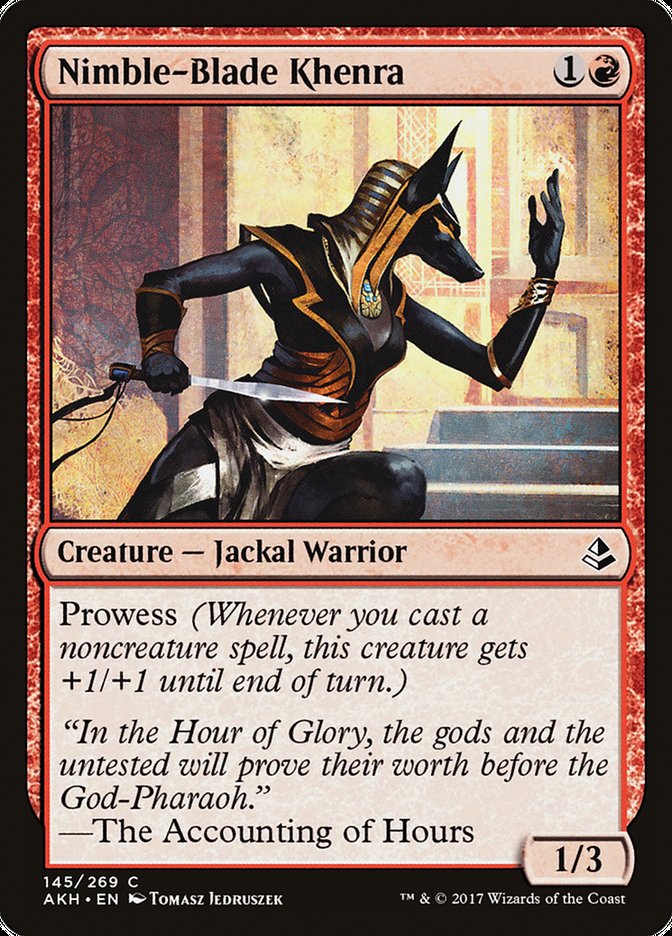 Nimble-Blade Khenra 145/269 (Amonkhet)  | Chromatic Games