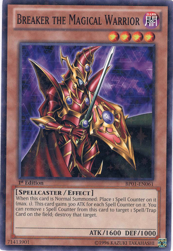 Breaker the Magical Warrior [BP01-EN061] Starfoil Rare | Chromatic Games
