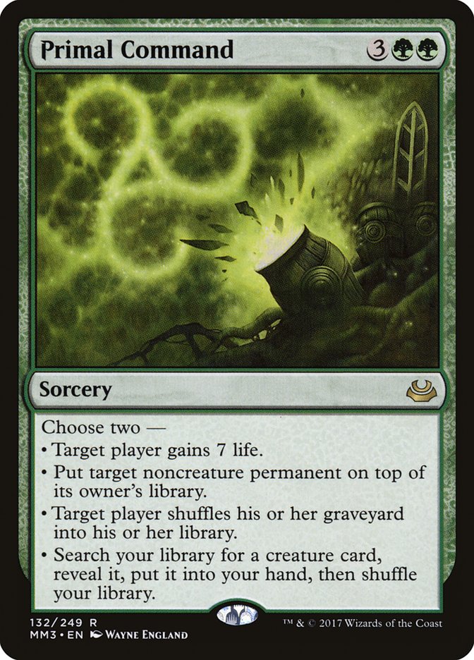 Primal Command 132/249 (Modern Masters 2017)  | Chromatic Games