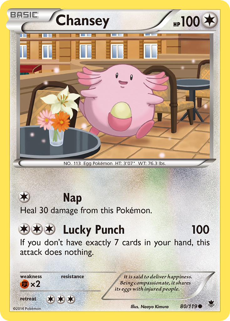 Chansey (80/119) [XY: Phantom Forces] | Chromatic Games