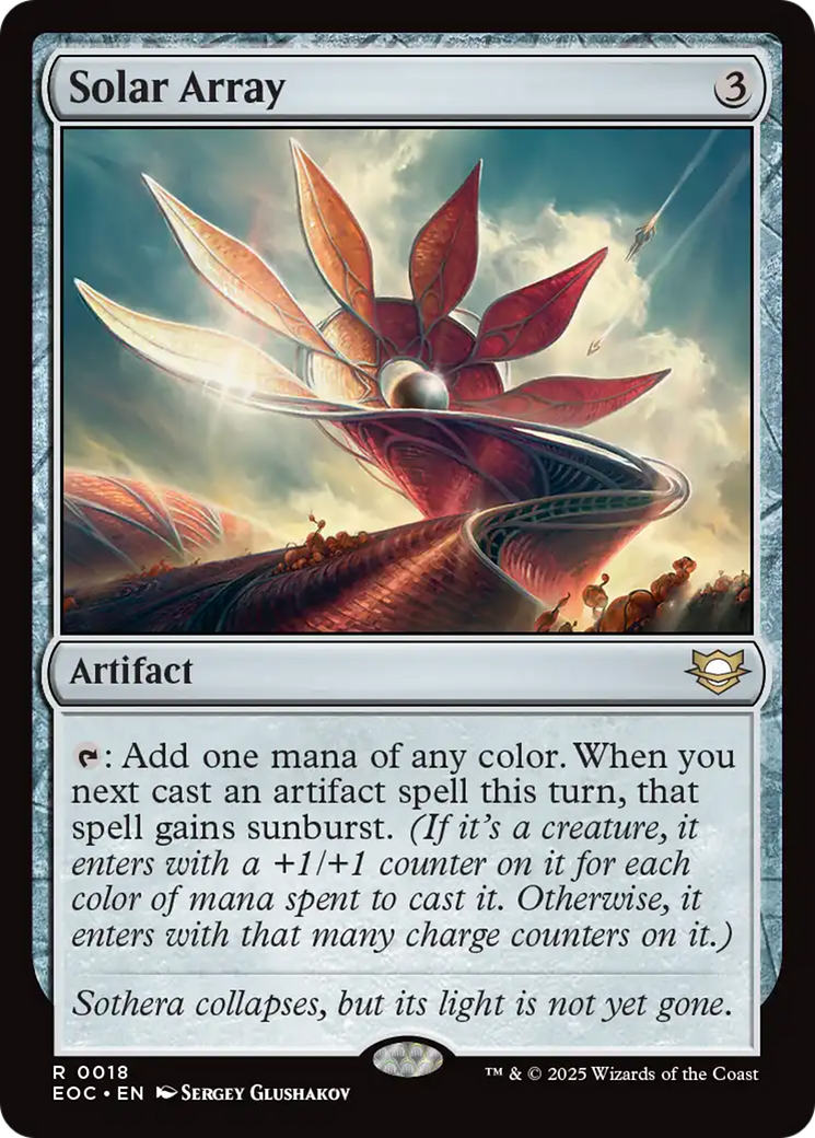 Solar Array [Edge of Eternities Commander] | Chromatic Games