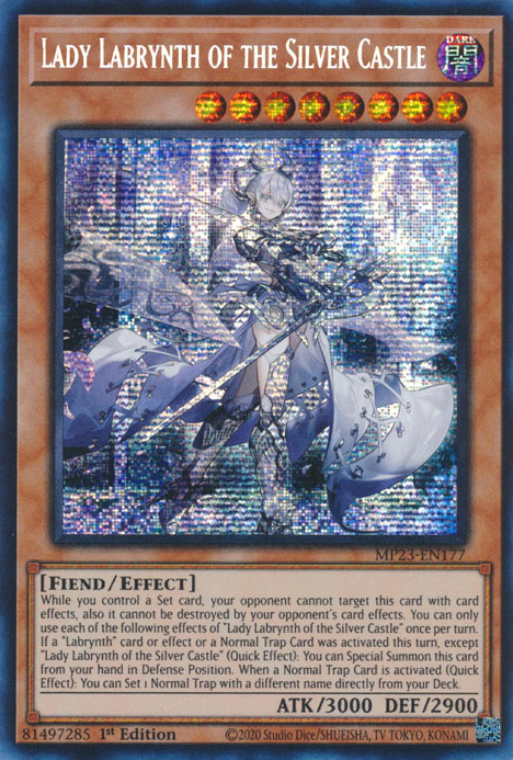 Lady Labrynth of the Silver Castle [MP23-EN177] Prismatic Secret Rare | Chromatic Games