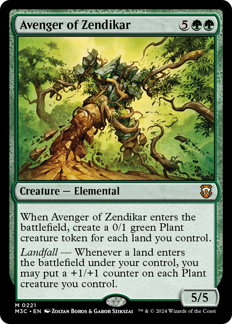 Avenger of Zendikar (Ripple Foil) [Modern Horizons 3 Commander] | Chromatic Games