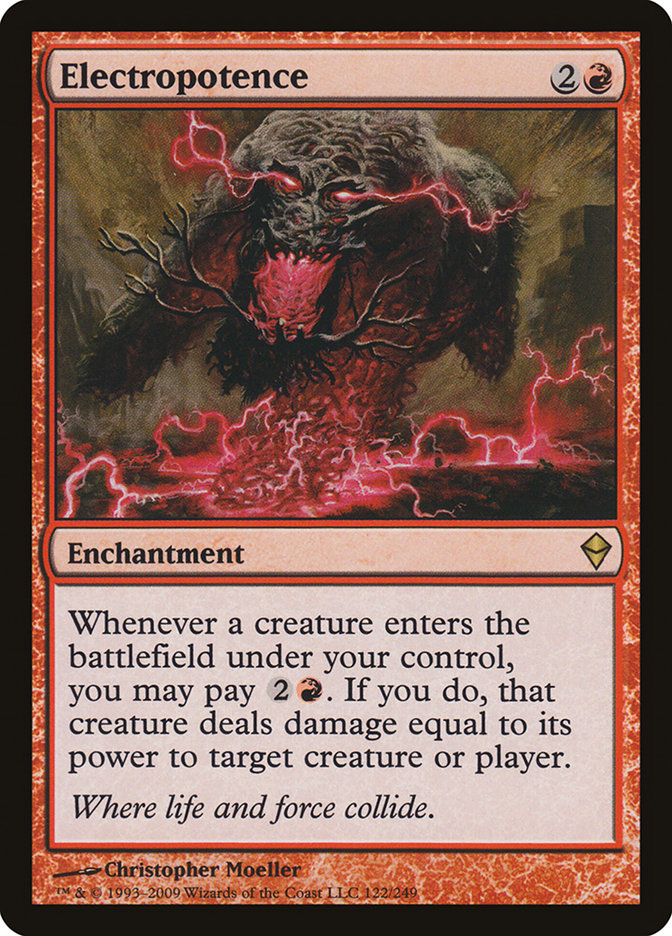 Electropotence 122/249 (Zendikar)  | Chromatic Games
