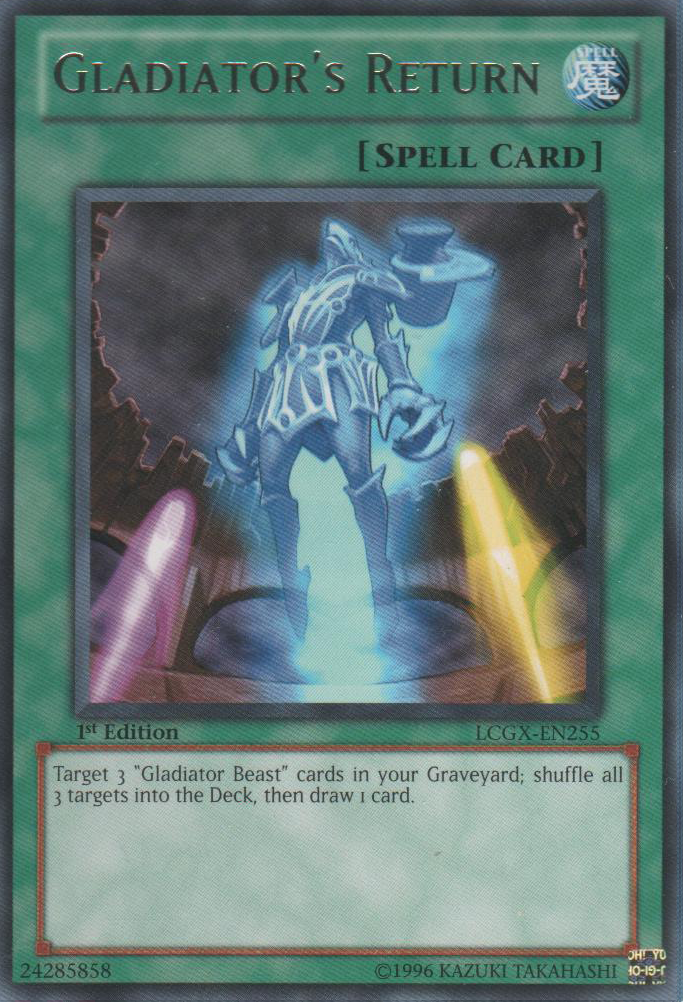 Gladiator's Return [LCGX-EN255] Rare | Chromatic Games