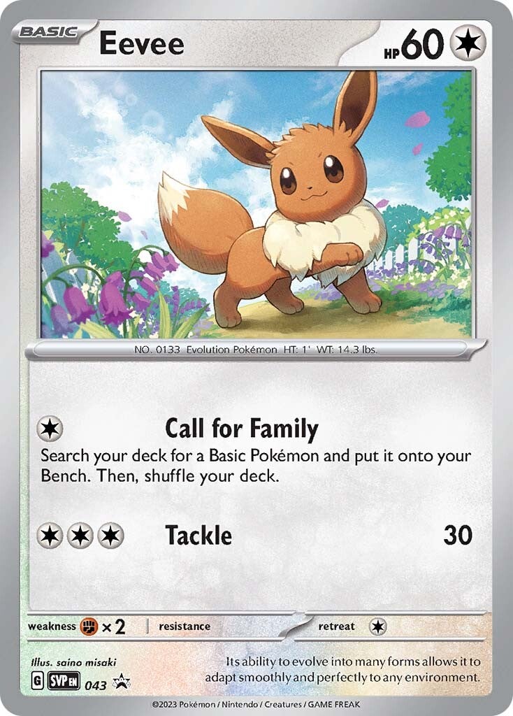 Eevee (043) [Scarlet & Violet: Black Star Promos] | Chromatic Games