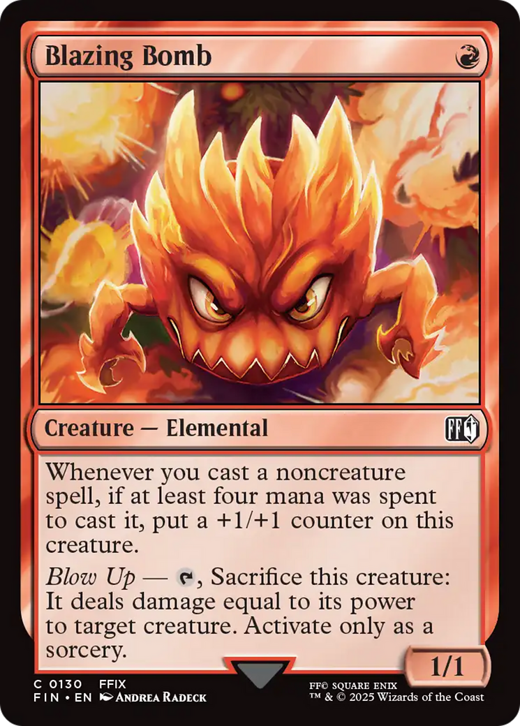 Blazing Bomb [FINAL FANTASY] | Chromatic Games