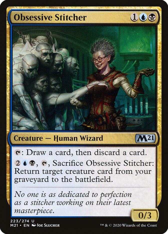 Obsessive Stitcher 223 (Core Set 2021)  - Foil | Chromatic Games