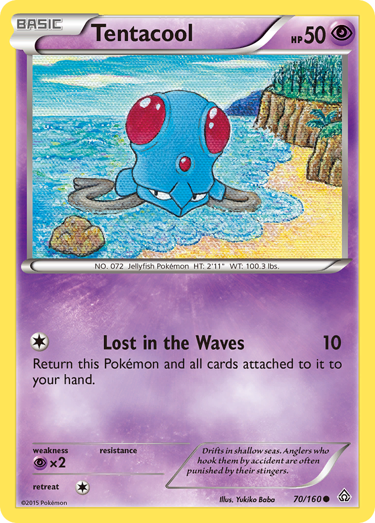 Tentacool (70/160) [XY: Primal Clash] | Chromatic Games