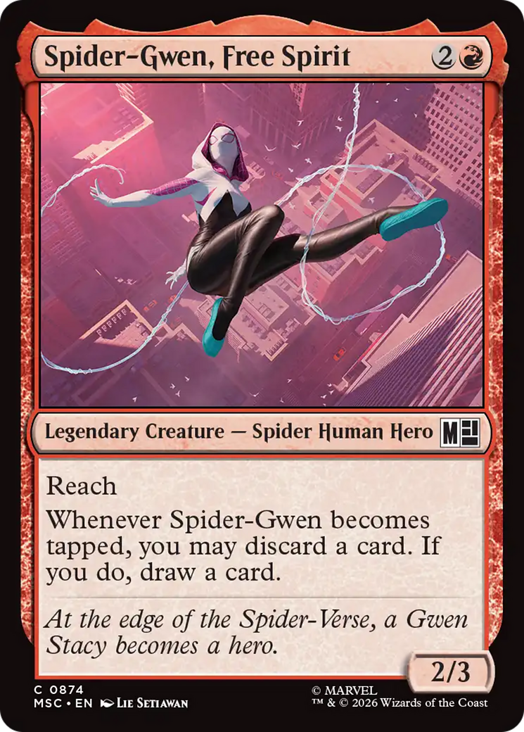 Spider-Gwen, Free Spirit [Marvel Super Heroes Commander] | Chromatic Games