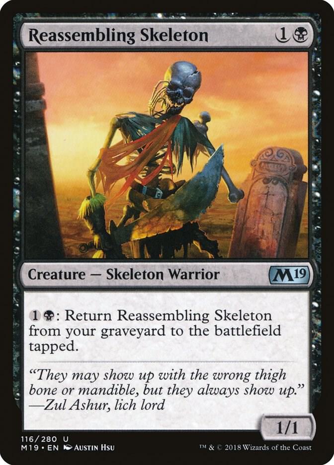 Reassembling Skeleton 116/280 (Core Set 2019)  | Chromatic Games