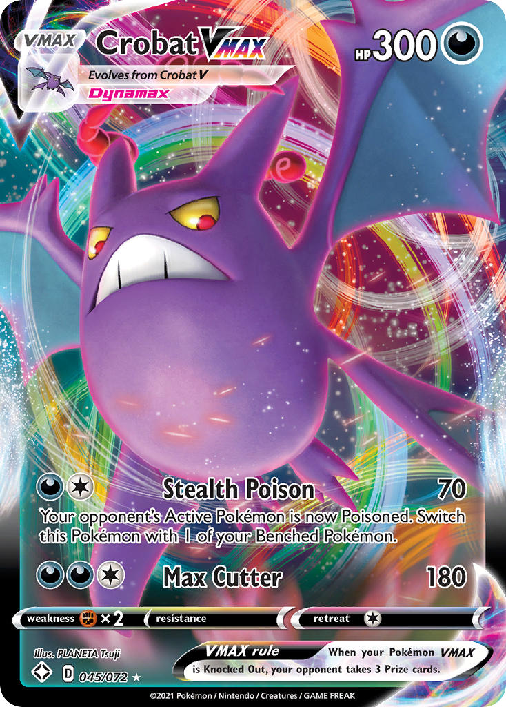 Crobat VMAX (045/072) [Sword & Shield: Shining Fates] | Chromatic Games