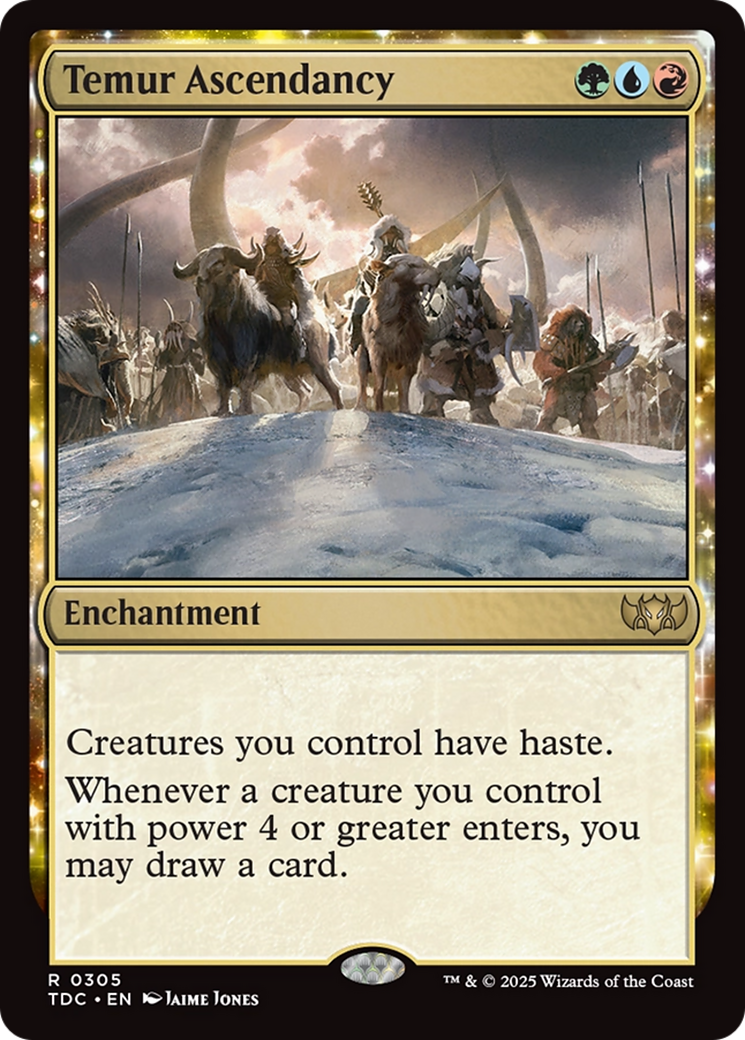 Temur Ascendancy [Tarkir: Dragonstorm Commander] | Chromatic Games
